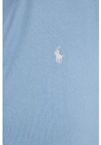 Polo Ralph Lauren kardigan damski kolor niebieski lekki. Okazja: na co dzień. Typ kołnierza: polo. Kolor: niebieski. Materiał: dzianina. Długość rękawa: długi rękaw. Długość: długie. Wzór: gładki. Styl: casual #3