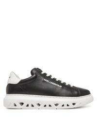 Karl Lagerfeld - KARL LAGERFELD Sneakersy KL54519A Czarny. Kolor: czarny. Materiał: skóra