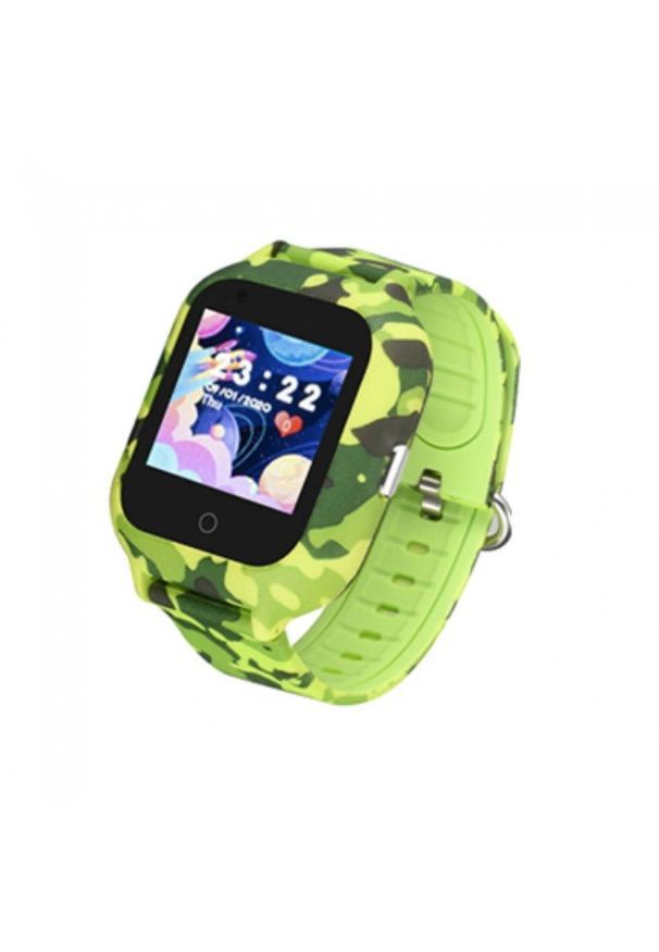 GARETT - Smartwatch Garett Kids Moro 4G zielony. Rodzaj zegarka: smartwatch. Kolor: zielony