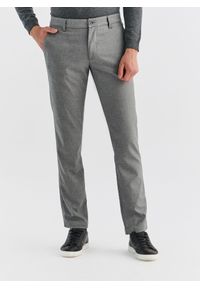 Pako Lorente - PAKO LORENTE – Szare casualowe spodnie męskie P23WF-WX-003-S-S. Okazja: na co dzień. Kolor: szary. Materiał: wiskoza, poliester, elastan. Styl: casual