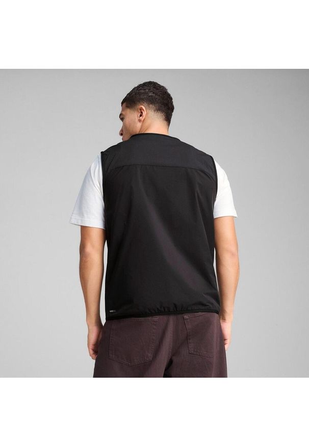 Aktualności męskie Puma tech Cargo Vest. Kolor: czarny. Materiał: poliester, materiał