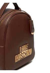 Love Moschino - LOVE MOSCHINO Plecak JC4338PP0LKO0301 Brązowy. Kolor: brązowy. Materiał: skóra #4