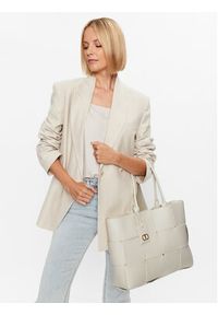 TwinSet - TWINSET Torebka 231TD8250 Écru. Materiał: skórzane #5