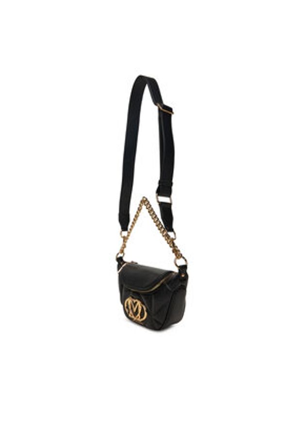 Love Moschino - LOVE MOSCHINO Saszetka nerka JC4187PP0NLC0000 Czarny. Kolor: czarny. Materiał: skóra