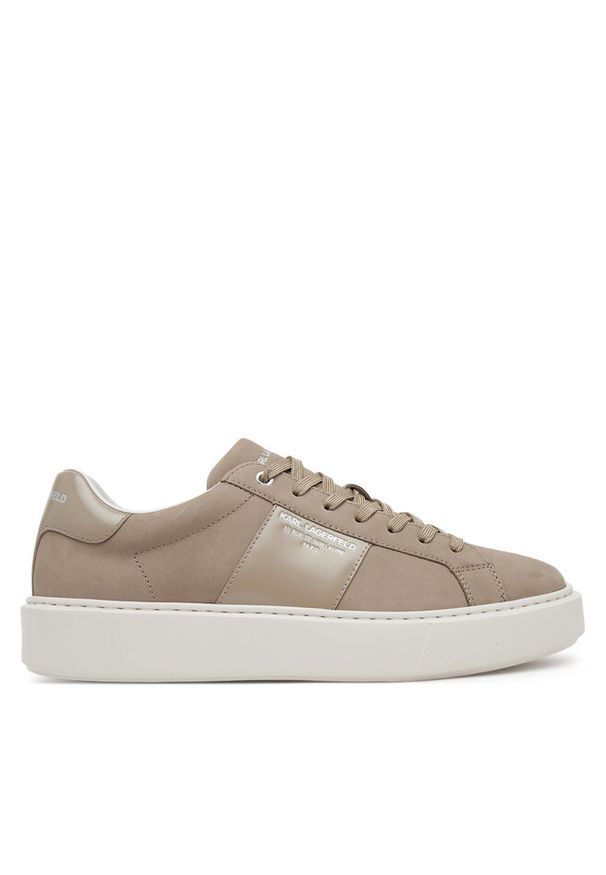 Karl Lagerfeld - Sneakersy KARL LAGERFELD. Kolor: beżowy