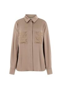 Guess Top 170067 Brązowy Classic Fit. Kolor: brązowy #5