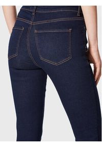 Moss Copenhagen Jeansy Petra 14744 Granatowy Skinny Fit. Kolor: niebieski