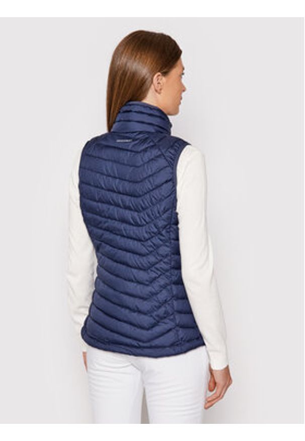 columbia - Columbia Bezrękawnik Powder Lite 1757411 Granatowy Regular Fit. Kolor: niebieski. Materiał: syntetyk. Długość rękawa: bez rękawów