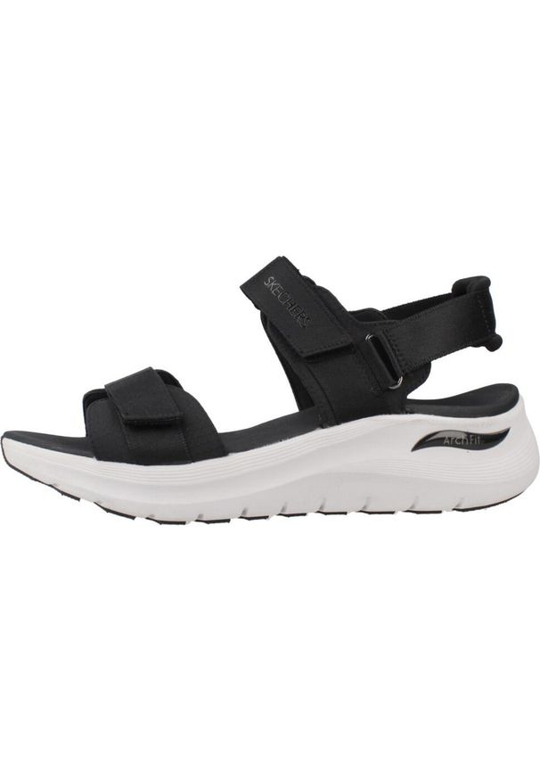 skechers - Sandały Skechers Model Arch Fit 2.0 Kolor Czarny. Kolor: czarny. Materiał: tkanina. Sezon: lato