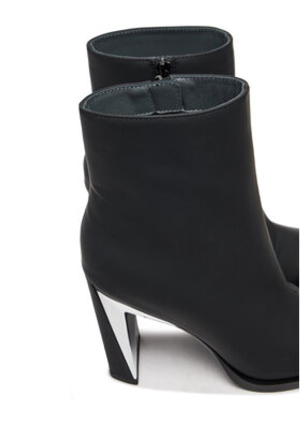 United Nude Botki Poly Bootie Hi 1086301191 Czarny. Kolor: czarny. Materiał: skóra