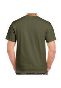 GILDAN - Ultra Bawełniana Koszulka Unisex Dla Dorosłych. Kolor: zielony. Materiał: bawełna