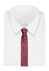 Krawat Alties (7 cm) - Duży Orientalny Wzór. Kolor: wielokolorowy. Materiał: tkanina. Styl: elegancki, wizytowy