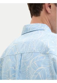 Tom Tailor Denim Koszula 1040161 Błękitny Relaxed Fit. Kolor: niebieski. Materiał: bawełna, len #4