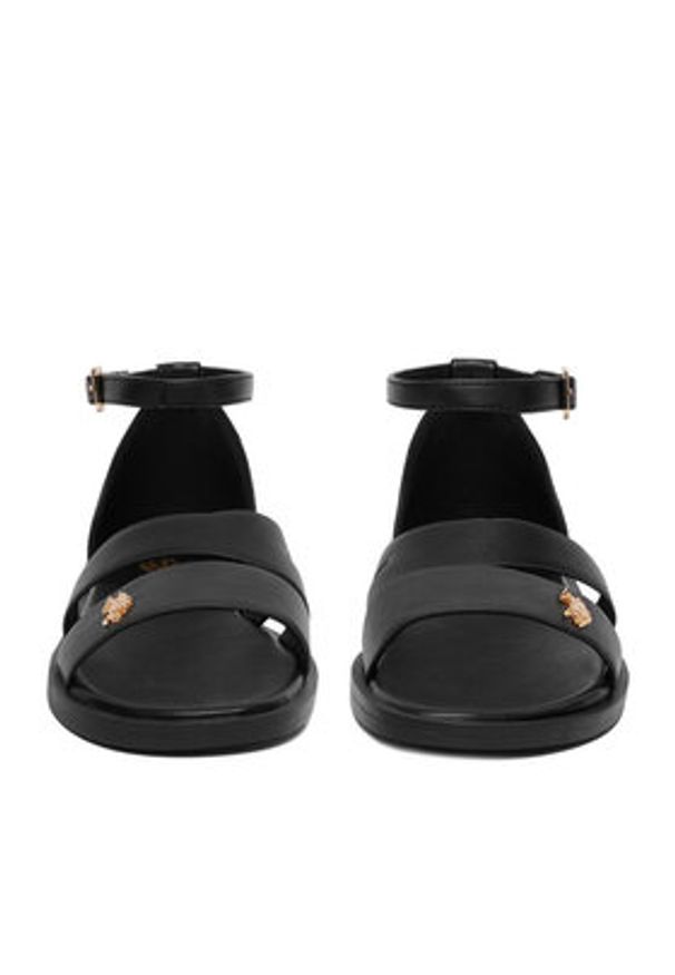 U.S. Polo Assn. Sandały EO-CASSIE003W/6Y1 Czarny. Kolor: czarny. Materiał: skóra