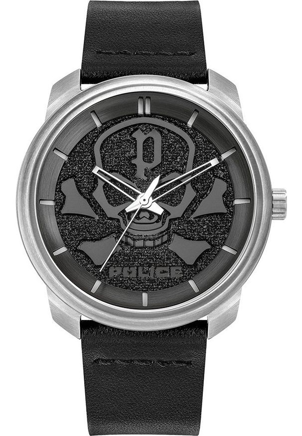 Zegarek Police Zegarek męski Police PL.15714JS-02 czarny. Kolor: czarny