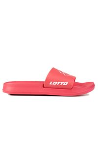 LOTTO - Klapki damskie na basen Lotto LATHI. Kolor: pomarańczowy. Styl: sportowy