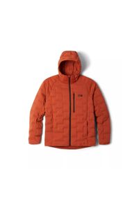 MOUNTAIN HARDWEAR - Kurtka puchowa męska Mountain Hardwear Stretchdown Hoody. Kolor: pomarańczowy, wielokolorowy, żółty. Materiał: puch. Sezon: zima. Sport: narciarstwo