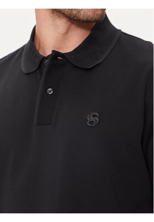 BOSS - Boss Polo Parlay 210 50512112 Czarny Regular Fit. Typ kołnierza: polo. Kolor: czarny. Materiał: bawełna