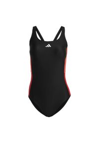 Adidas - Colourblock Swimsuit. Kolor: czerwony, czarny, wielokolorowy