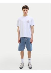 Jack & Jones - Jack&Jones Szorty jeansowe Alex 12272551 Niebieski Baggy Fit. Kolor: niebieski. Materiał: bawełna