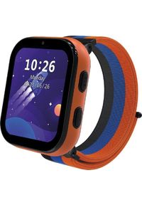 KIANO - Smartwatch Kiano Joy 4G Czarno-niebieski (5901821999502). Rodzaj zegarka: smartwatch. Kolor: czarny, niebieski, wielokolorowy