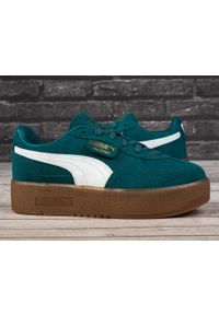 Buty sportowe damskie Puma PALERMO ELEVATA. Kolor: zielony. Sport: turystyka piesza