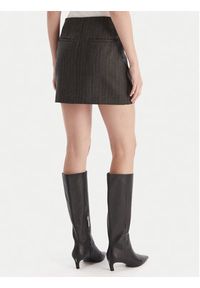 Marella Spódnica mini Litanie 2523106112 Szary Slim Fit. Kolor: szary. Materiał: wełna #5