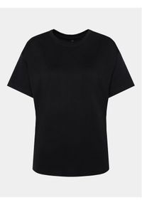 Athlecia T-Shirt Laimeia W Oversize Seamless S/S Tee EA221282 Czarny Regular Fit. Kolor: czarny. Materiał: syntetyk #1