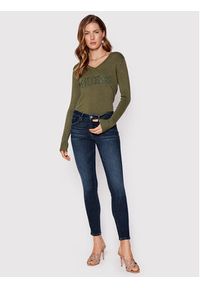 Guess Jeansy Annette W2YA99 D4Q03 Granatowy Skinny Fit. Kolor: niebieski