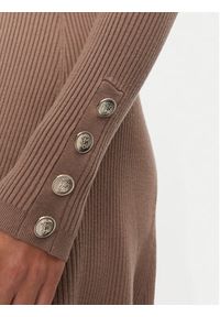 Marciano Guess Sukienka dzianinowa Luna 4BGK00 5613Z Beżowy Regular Fit. Kolor: beżowy. Materiał: wiskoza