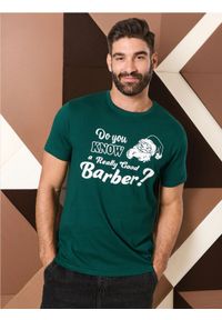 Sinsay - Koszulka - zielony. Kolor: zielony. Materiał: bawełna. Długość rękawa: krótki rękaw. Długość: krótkie. Styl: wizytowy #1