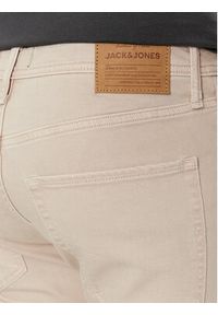 Jack & Jones - Jack&Jones Jeansy Tim 12249041 Beżowy Slim Fit. Kolor: beżowy #9