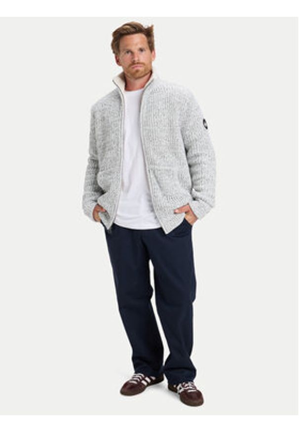 Quiksilver Kardigan Boketto EQYSW03324 Szary Regular Fit. Kolor: szary. Materiał: syntetyk