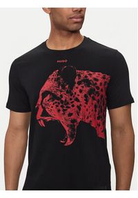 Hugo T-Shirt Dikobra 50519013 Czarny Regular Fit. Kolor: czarny. Materiał: bawełna #4