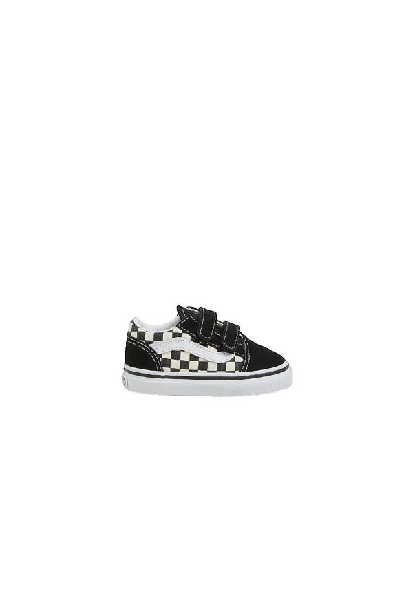 Buty Dziecko Vans Old Skool V czarny. Okazja: na co dzień. Kolor: czarny. Model: Vans Old Skool. Sport: turystyka piesza
