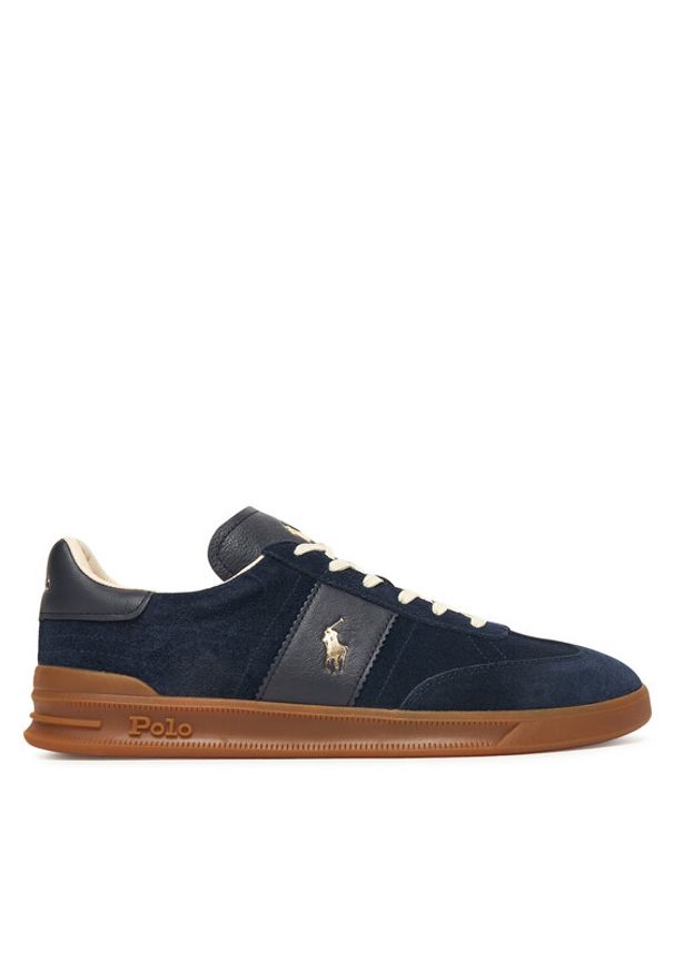Polo Ralph Lauren Sneakersy 809973707002 Granatowy. Kolor: niebieski. Materiał: zamsz, skóra
