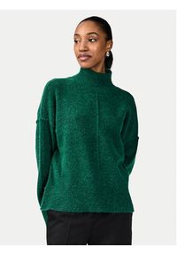 YAS Golf Balis 26030703 Zielony Relaxed Fit. Typ kołnierza: golf. Kolor: zielony. Materiał: syntetyk #2