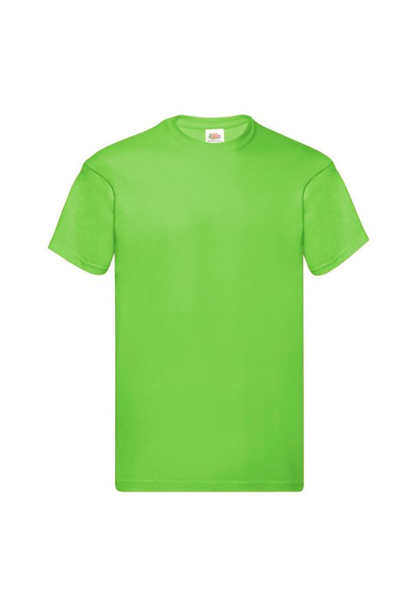 FRUIT OF THE LOOM - Oryginalna Bawełniana Koszulka Unisex Dla Dorosłych. Kolor: szary. Materiał: bawełna