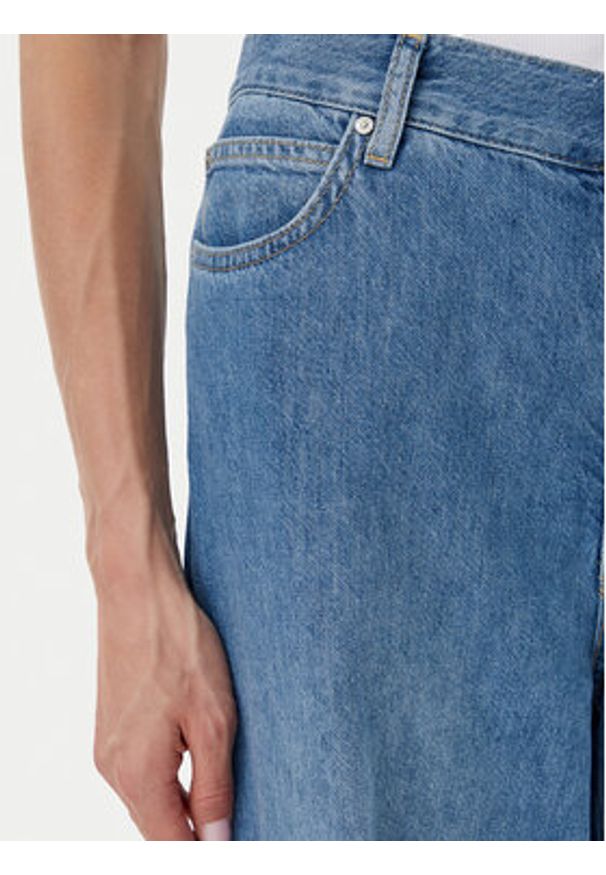 Pinko - PINKO Jeansy 104601 A2DR Niebieski Relaxed Fit. Kolor: niebieski