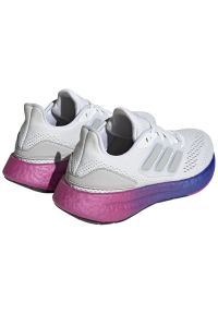 Adidas - Buty do biegania adidas Pure Boost 22 W HQ8576 białe. Kolor: biały. Materiał: syntetyk, guma, materiał. Szerokość cholewki: normalna
