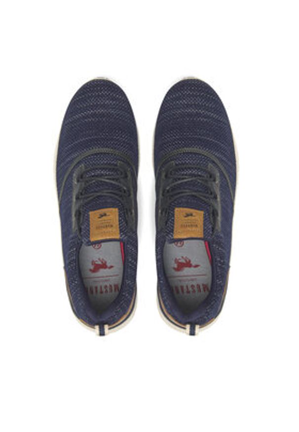 Mustang Sneakersy 4132-311 Granatowy. Kolor: niebieski. Materiał: materiał