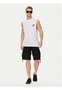 Jack & Jones - Jack&Jones Tank top Tampa 12253914 Biały Oversize. Kolor: biały. Materiał: bawełna #4