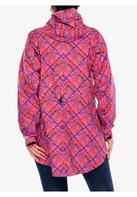 CRAZY - Kurtka przeciwdeszczowa damska Crazy Parka Wonder Magic Shell. Kolor: różowy. Sport: turystyka piesza