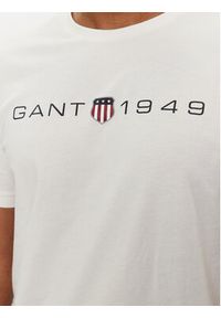 GANT - Gant T-Shirt Graphic 2003242 Écru Regular Fit. Materiał: bawełna #5