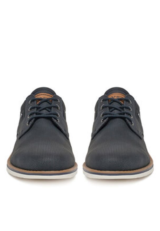 Lanetti Półbuty LINOS2-101 MBS Granatowy. Kolor: niebieski. Materiał: skóra