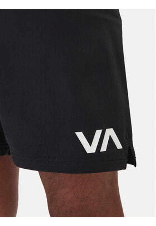 RVCA Szorty sportowe AVYWS00174 Czarny Regular Fit. Kolor: czarny. Materiał: syntetyk. Styl: sportowy