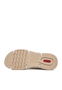 Rieker Sneakersy 45969-80 Écru. Kolor: kremowy. Materiał: materiał #6