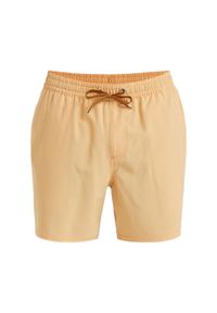 Quiksilver - Szorty kąpielowe dla Mężczyzn SURFSILK SOLID 16" Pomarańczowy. Kolor: pomarańczowy, wielokolorowy, żółty. Materiał: elastan, poliester, materiał. Styl: sportowy