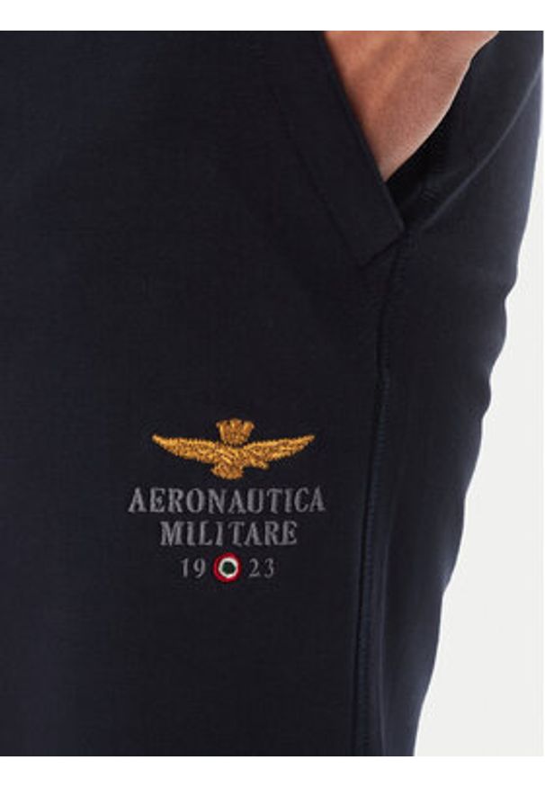 Aeronautica Militare Szorty sportowe 251BF017F459 Granatowy Regular Fit. Kolor: niebieski. Materiał: bawełna. Styl: sportowy