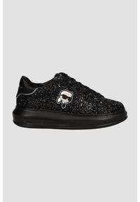 Karl Lagerfeld - KARL LAGERFELD Czarne sneakersy KAPRI Karl NFT Lo Lace, Rozmiar 38. Kolor: czarny
